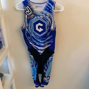 NWT Jakroo Elastic Interface Cycling Apparel Outfit Bib Padded Shorts Sz Med